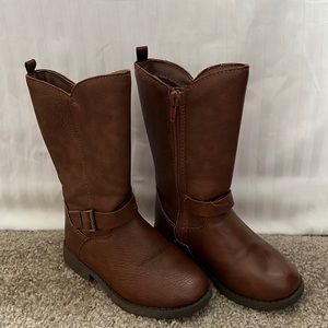 Little toddle girls brown boots